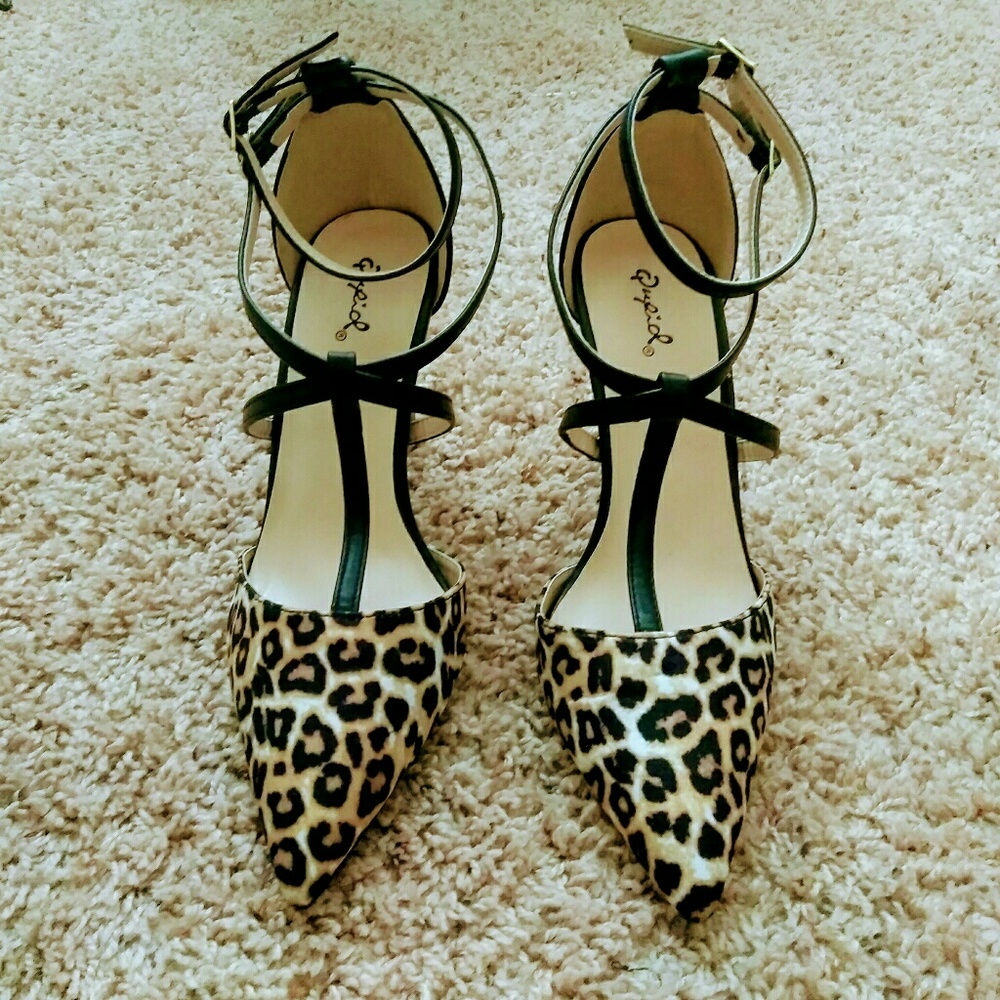 Leopard Heels